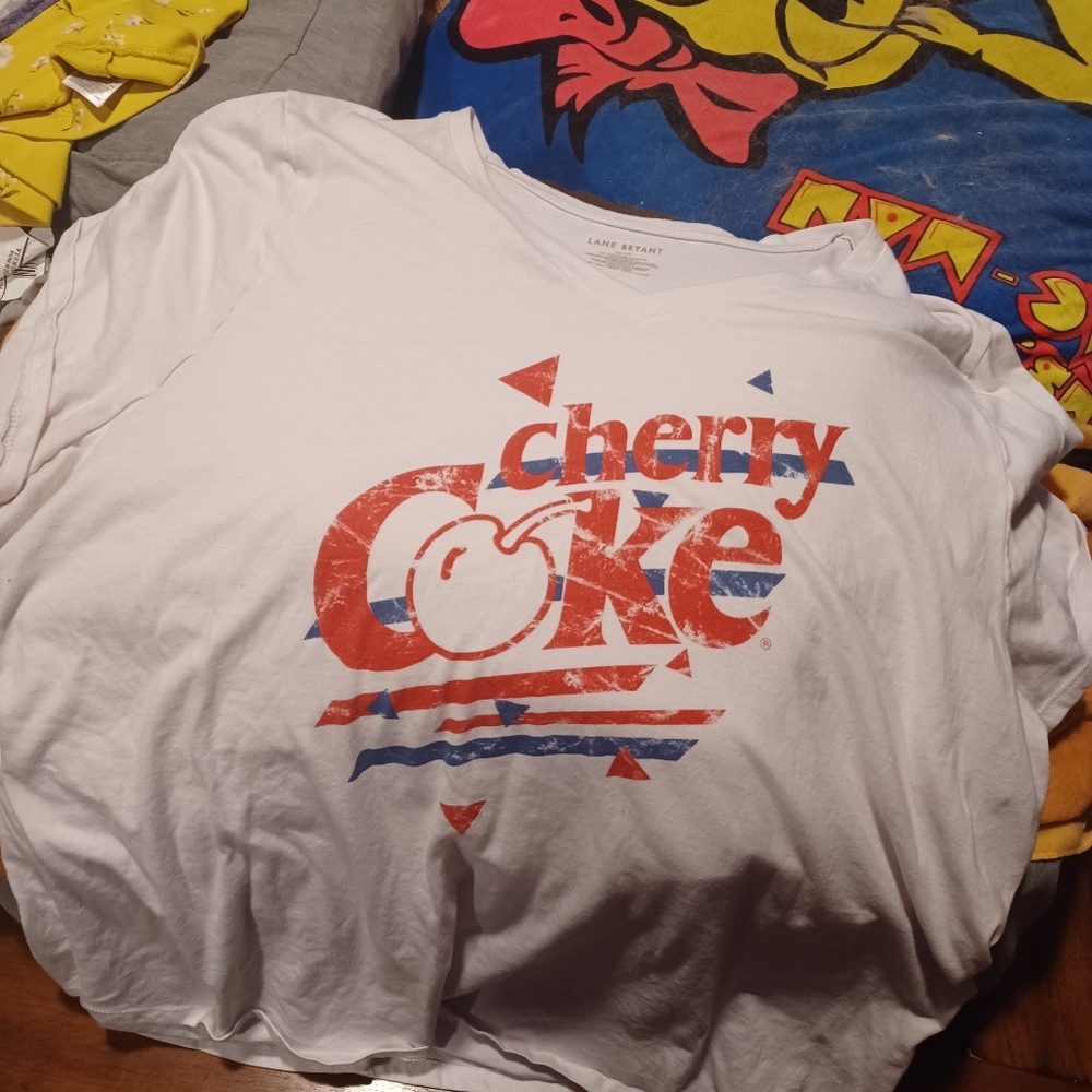 Lane Bryant cherry coke tee